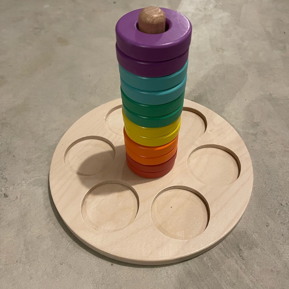 Lovevery Colorful Stacking Ring Toy